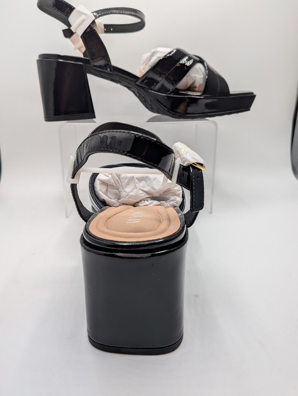 Donna Platform Sandals -10WW - Picture 5 of 14
